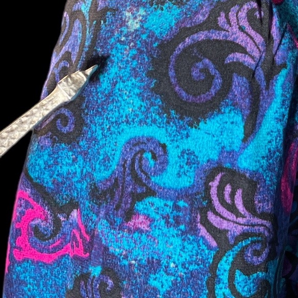 Collections By Michelle Stuart - 80's 2-Piece Vibrant Silk Suit - Size 8 - Picture 11 of 14